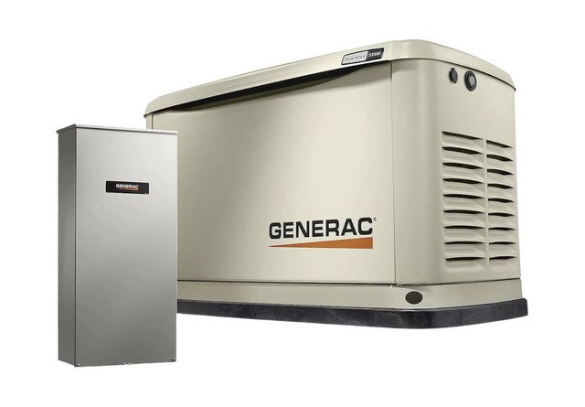 Generac 14kW Whole House Generator with 200 Amp Automatic Transfer Switch 7225