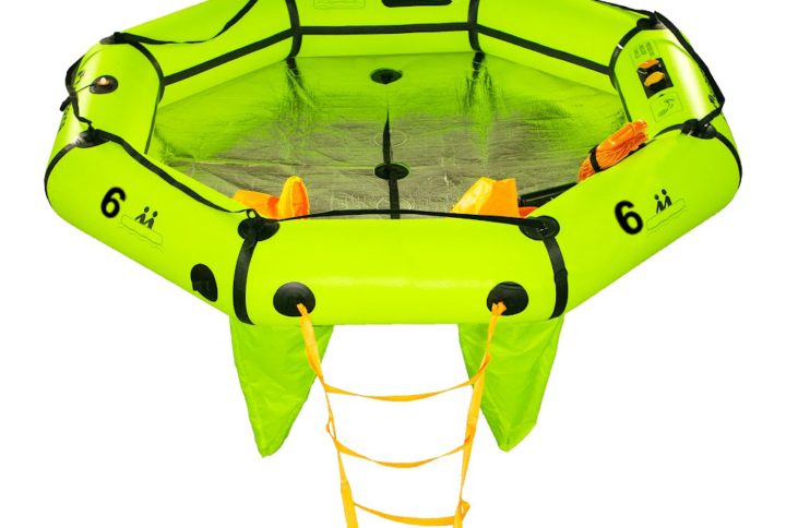 Halo vacuum sealed Liferaft 6 Person Compact