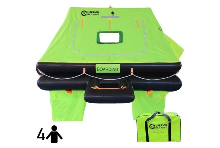 Wave Racer ISO Liferaft 4 Person Valise